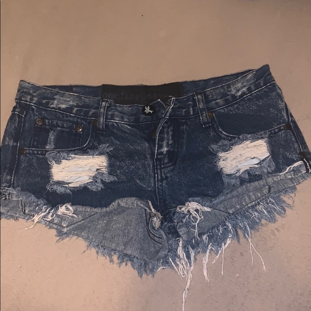 One Teaspoon Denim Shorts